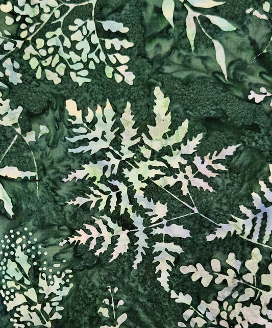 Green Ferns Hoffman Bali Batik
