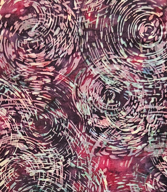 Rum Raisin Circles Hoffman Bali Batik