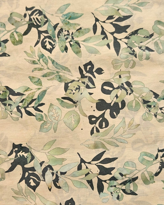 Green Sprigs Hoffman Bali Batik