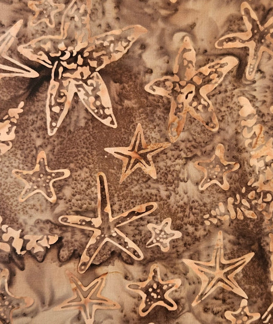 Latte Starfish Hoffman Bali Batik