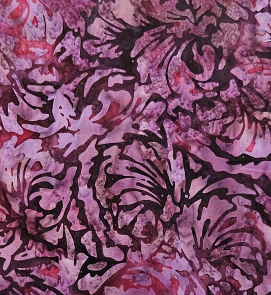 Purple Textures Hoffman Bali Batik