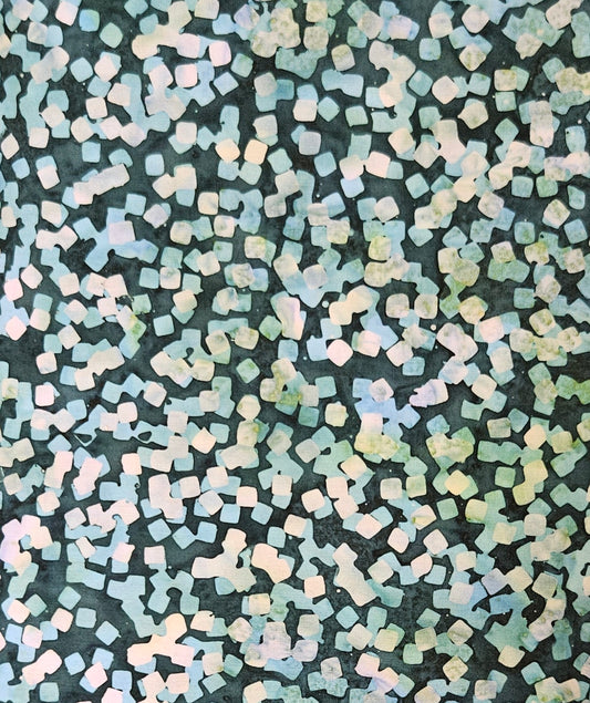 Teal Confetti Hoffman Bali Batik