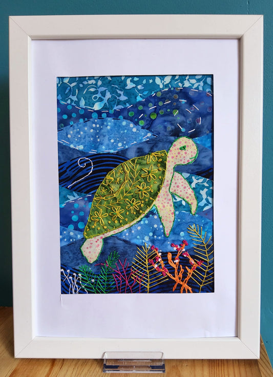 Mr Turtle Slow Stitch Kit