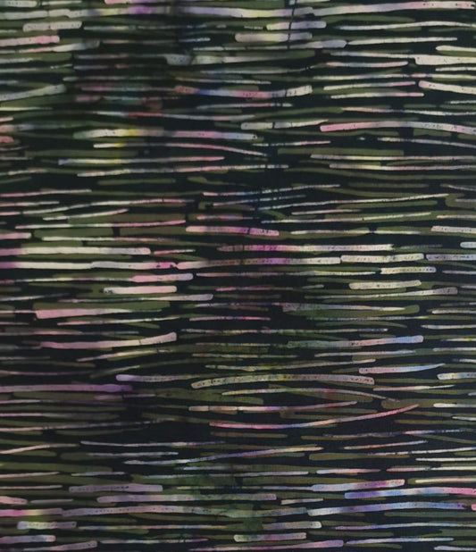 Charcoal Lines Hoffman Bali Batik