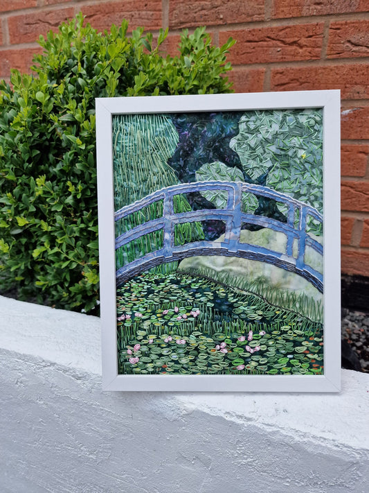 NEW 'Inspired By' The Water Lily Pond - Slow Stitch