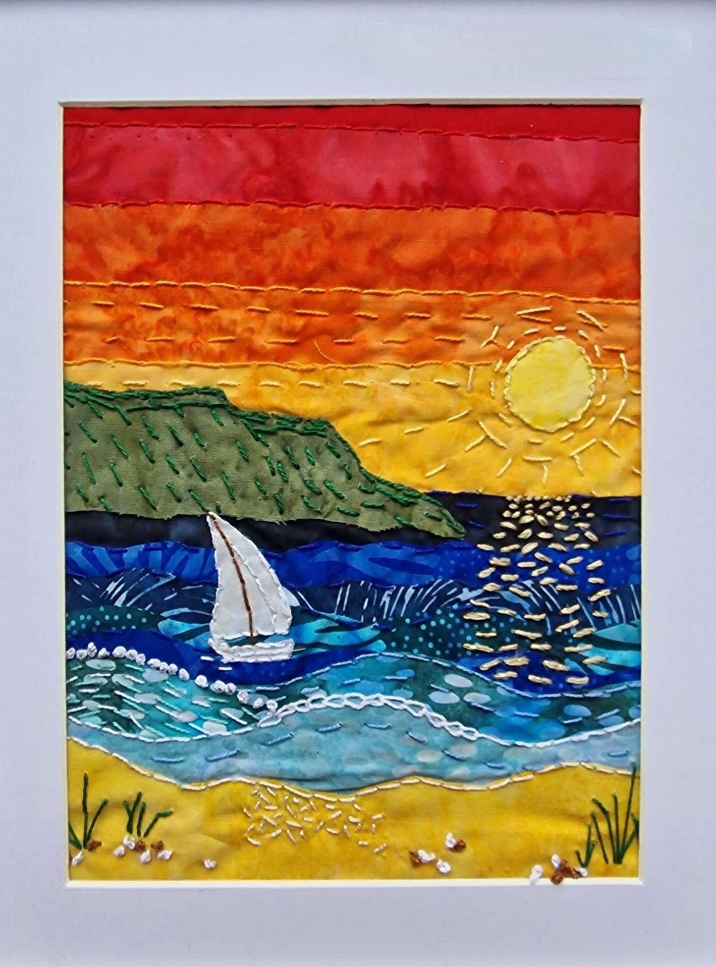 Sail away with me - Slow Stitch kit