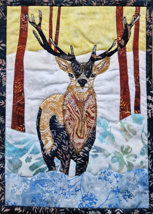 The Stag - Journal Quilt