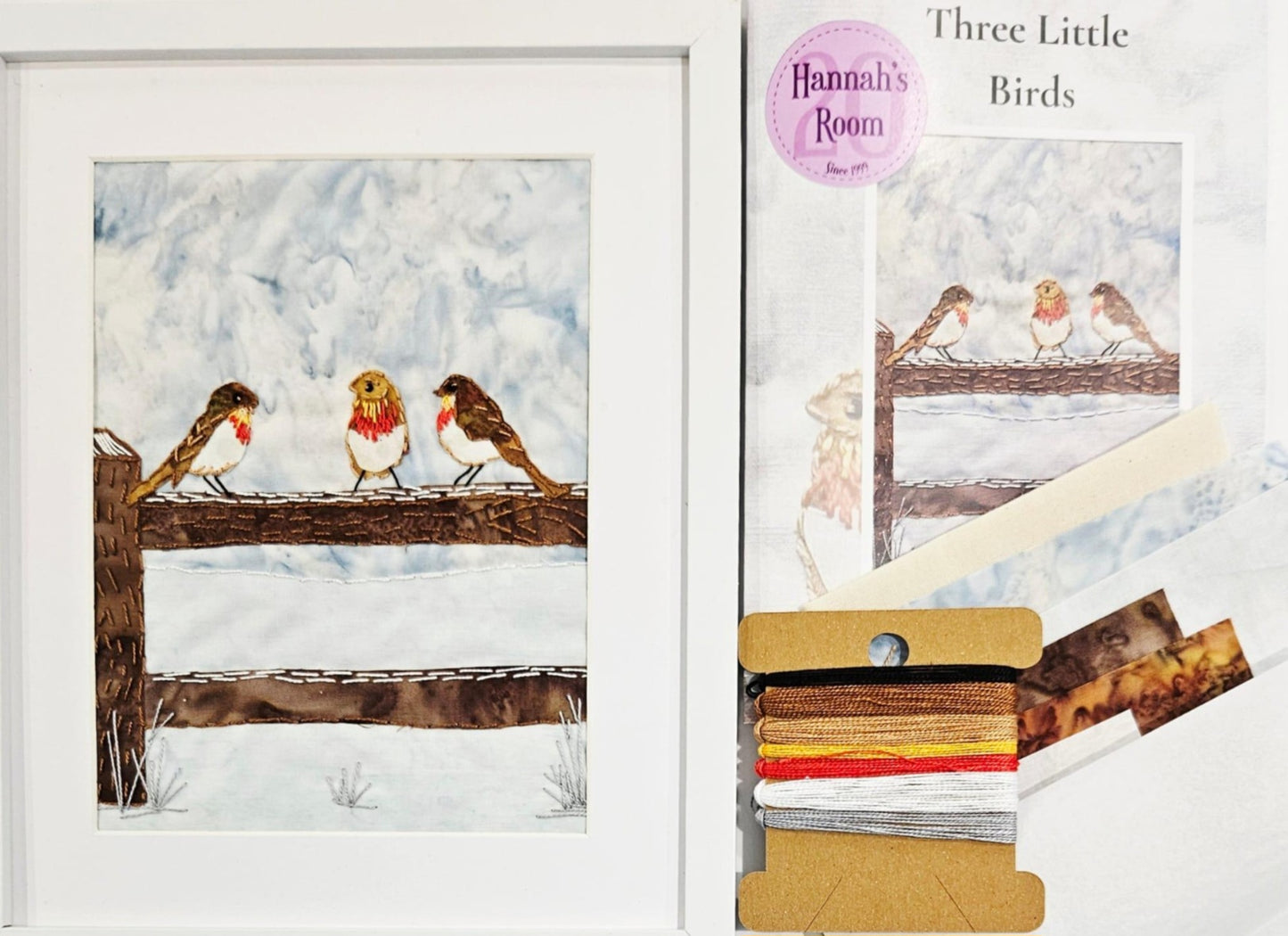 Three Little Birds Slow Stitch kit