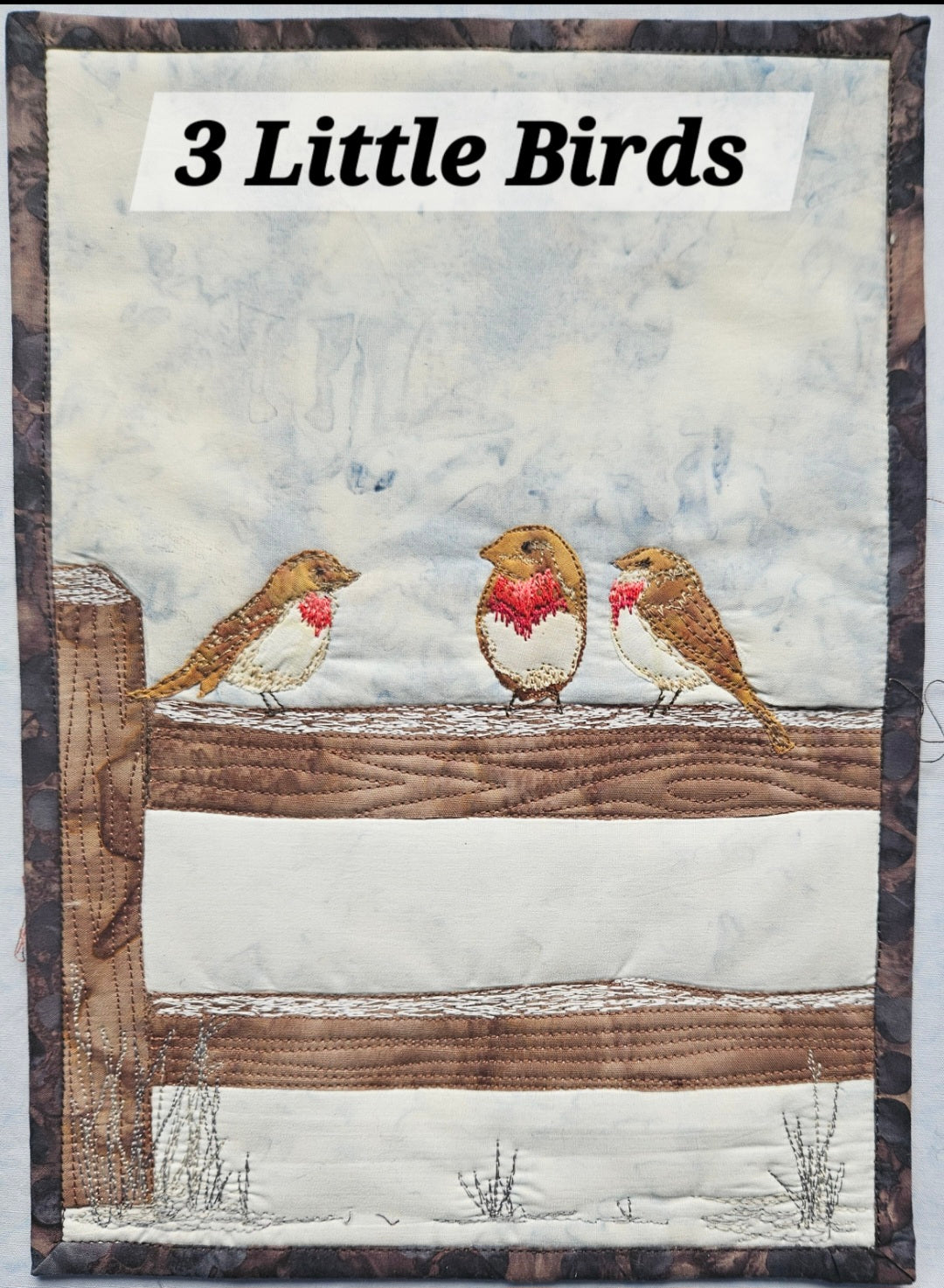 Three Little Birds Journal Quilt Kit/Pattern