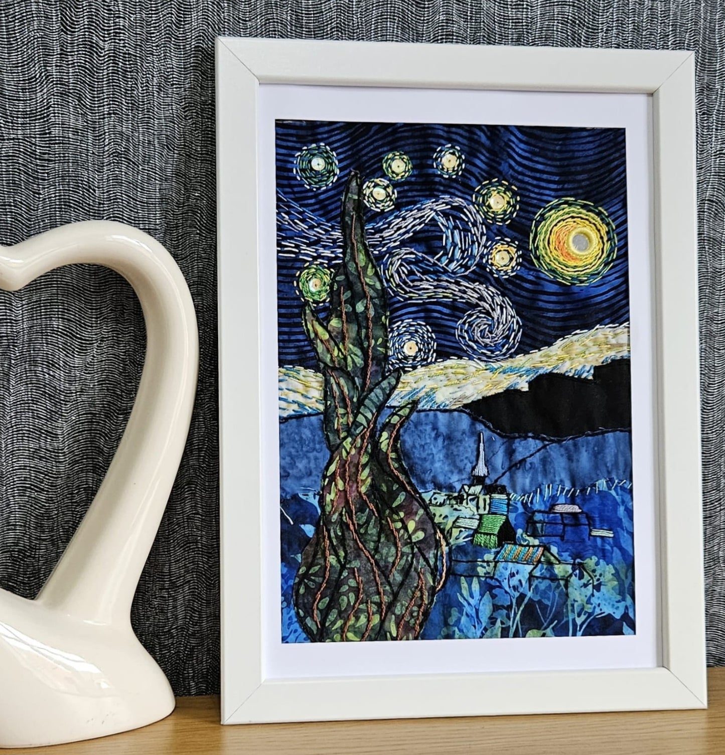 Inspired By Starry Night Slow Stitch Pattern – Digital Download Pattern Only