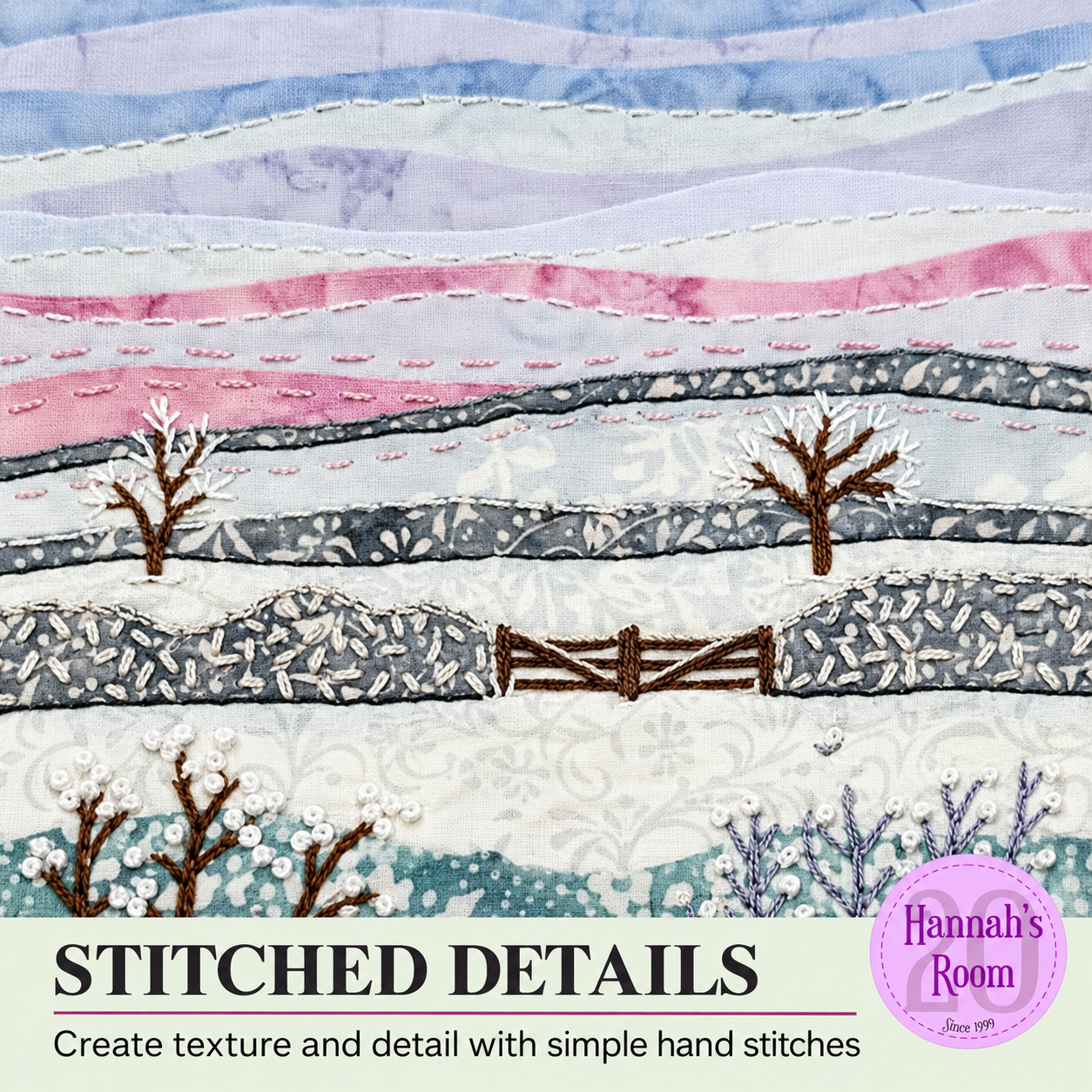 Crisp Morning Slow Stitch Pattern – Digital Download