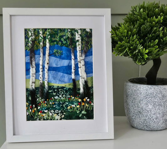 Summer Silver Birch - Slow Stitch Kit