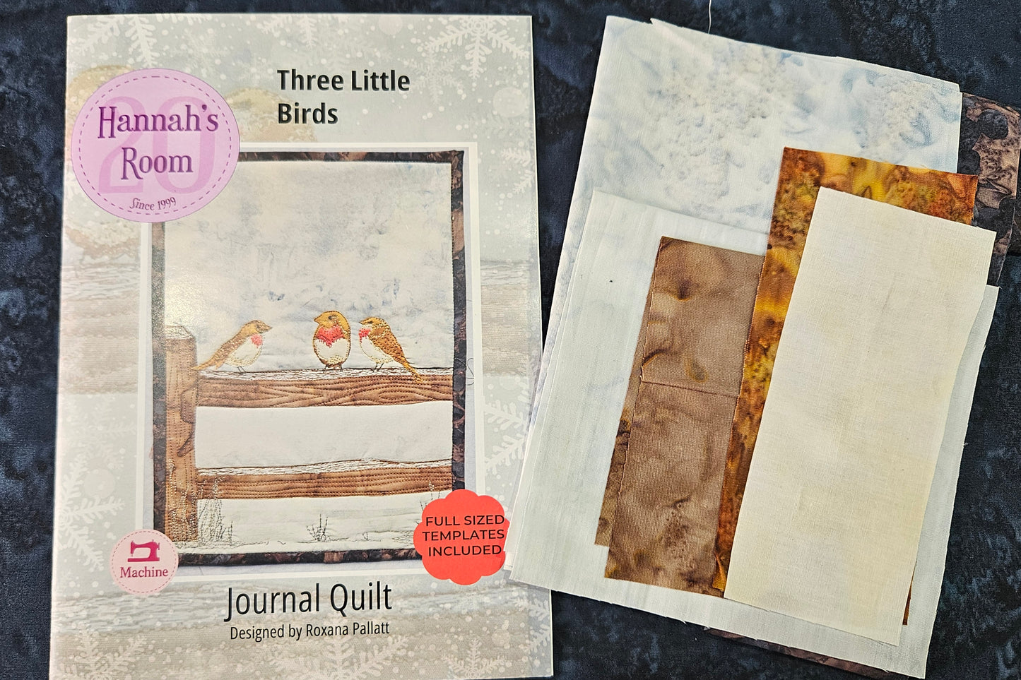 Three Little Birds Journal Quilt Kit/Pattern