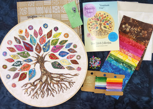 Gratitude Tree- Slow Stitch Kit