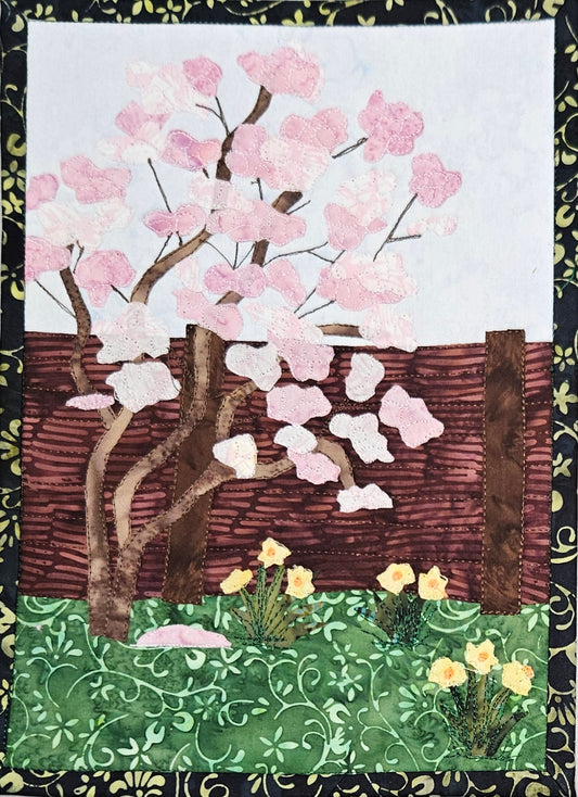 Cherry Blossom Journal Quilt Kit or Pattern