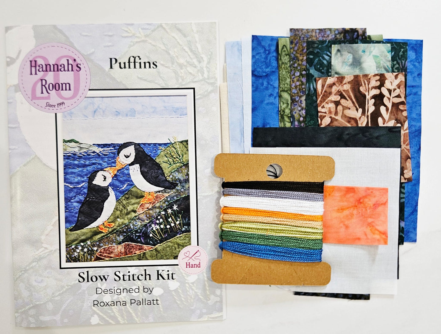 Puffins Slow Stitch kit