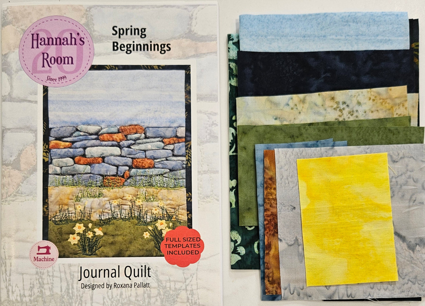Spring Beginnings Journal Quilt Kit /Pattern