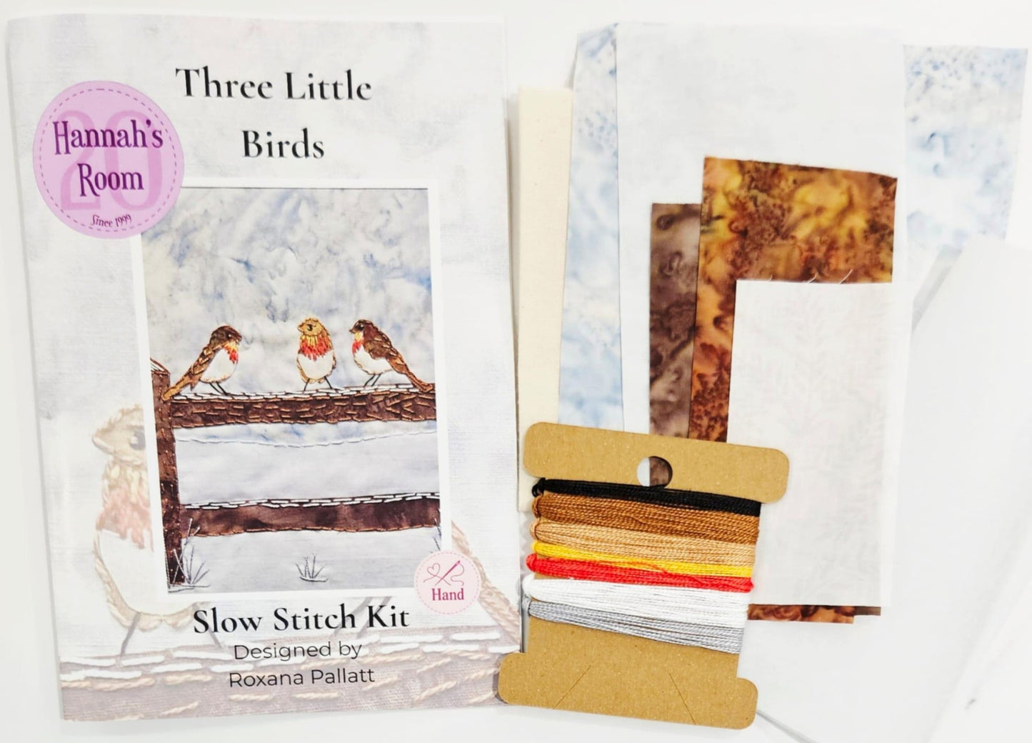 Three Little Birds Slow Stitch kit