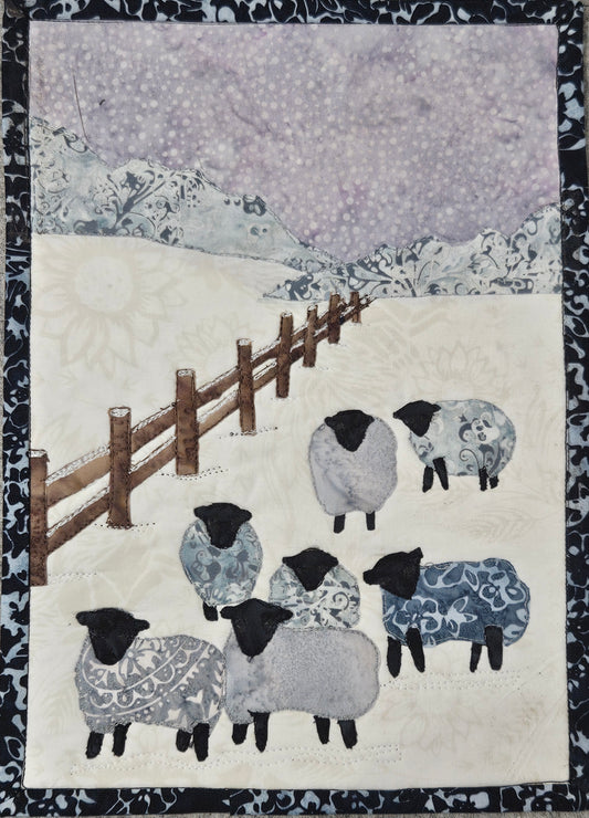 Winter Woolies Journal Quilt Kit or Pattern