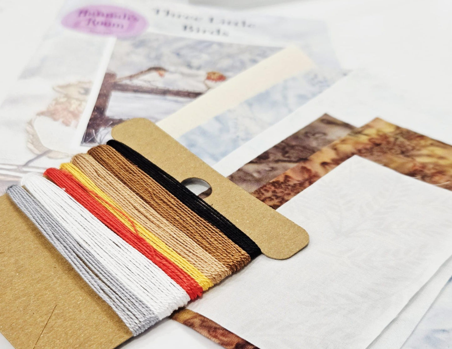 Three Little Birds Slow Stitch kit