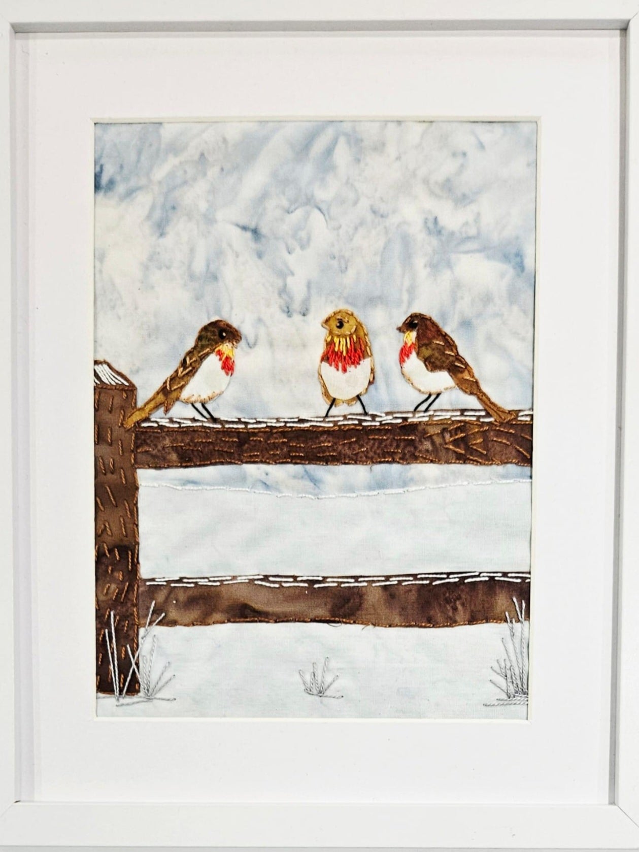 Three Little Birds Slow Stitch kit