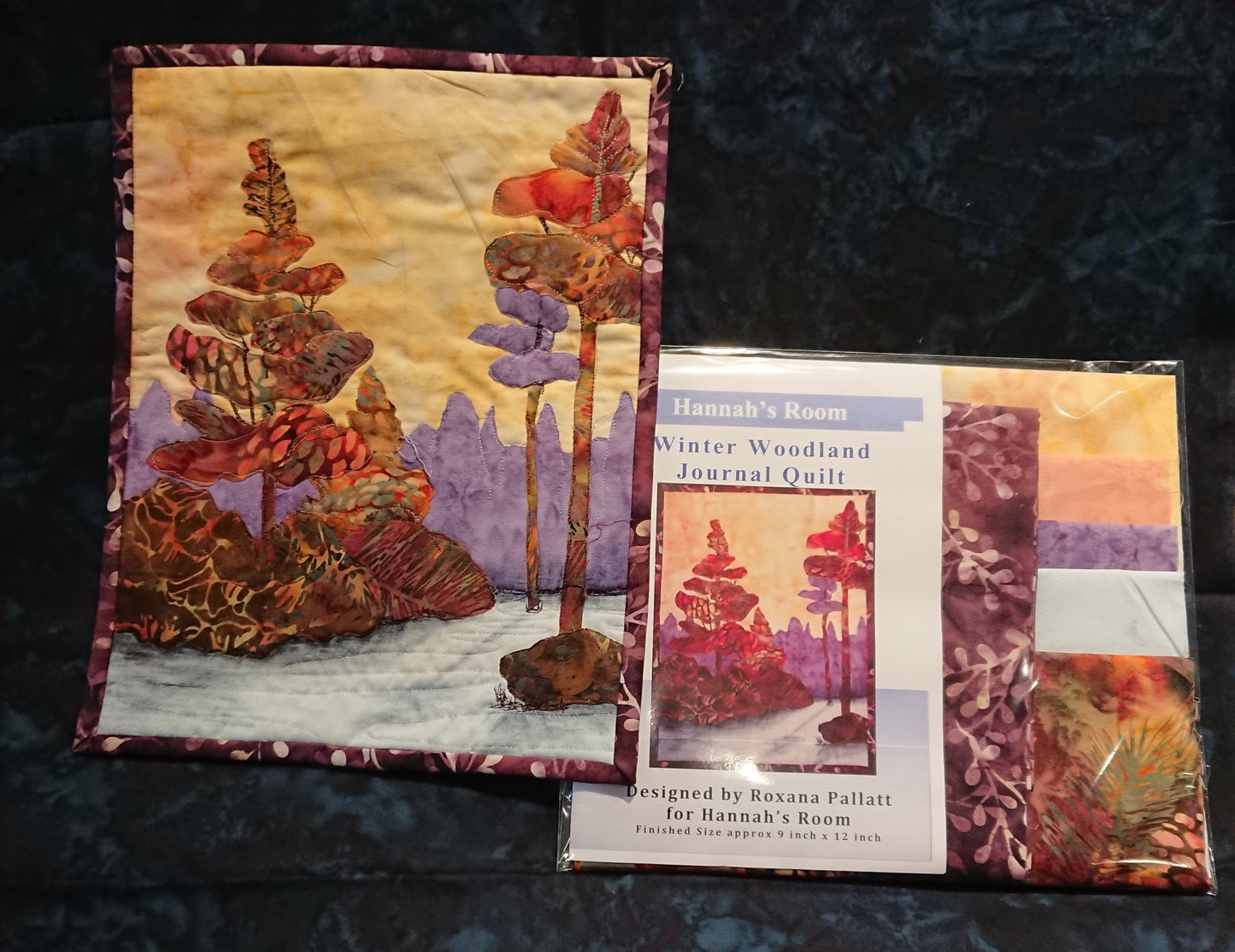 Winter Woodland Journal Quilt Kit