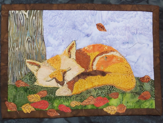 Mr Fox Journal Quilt Kit or Pattern