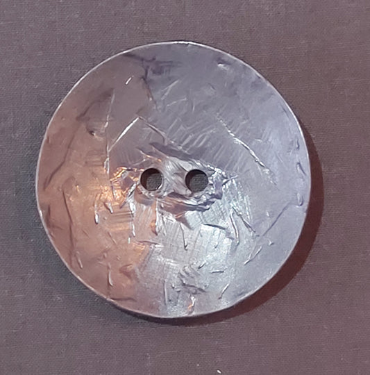 Large Circle Coconut Button - Black