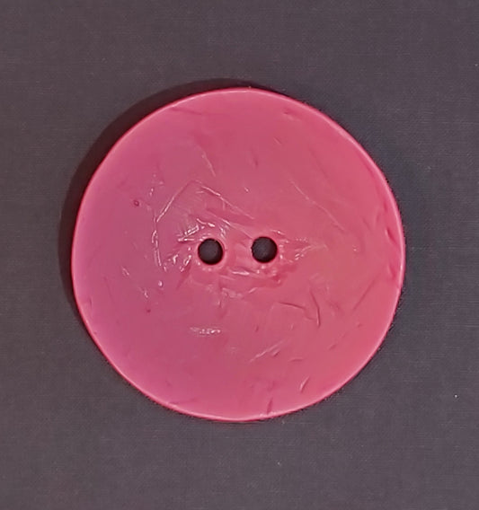 Large Circle Coconut Button - Pink