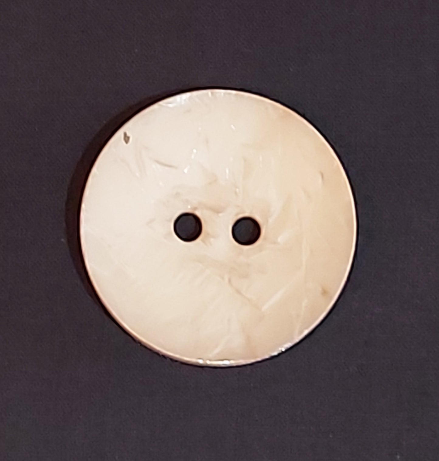 Small Circle Coconut Button - Subtle