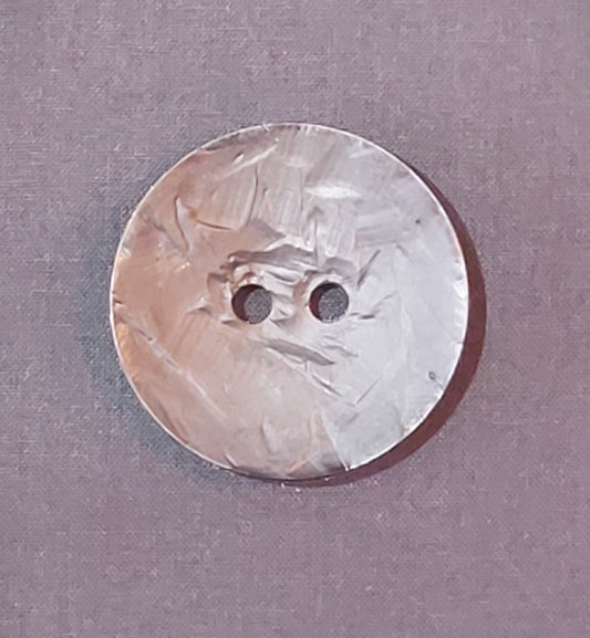 Small Circle Coconut Button - Black