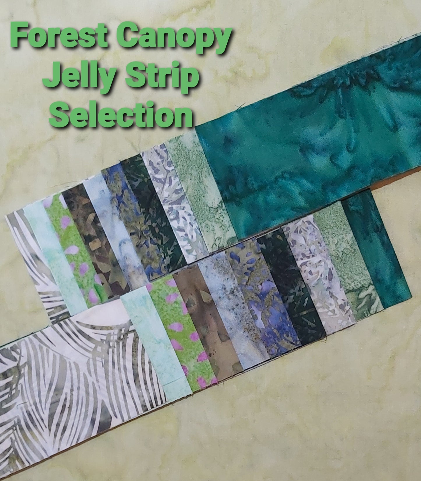 Forest Canopy Jelly Strip Selection