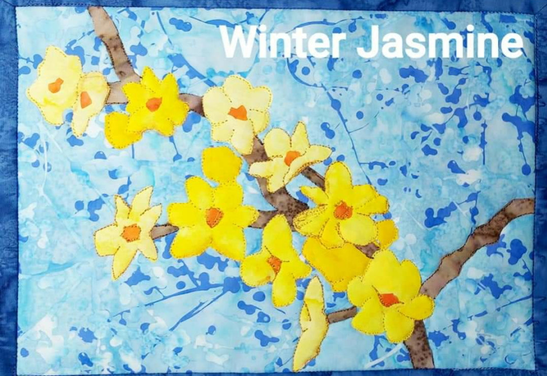 Winter Jasmine Journal Quilt Kit or Pattern