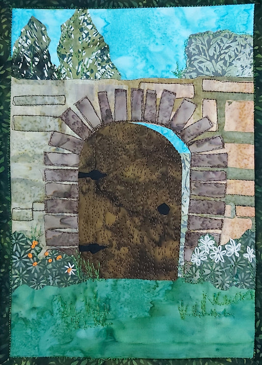 The Secret Garden journal Quilt Kit or Pattern