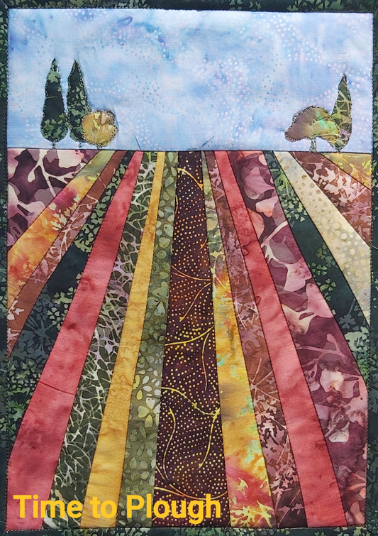 Time to Plough Journal Quilt Kit or Pattern