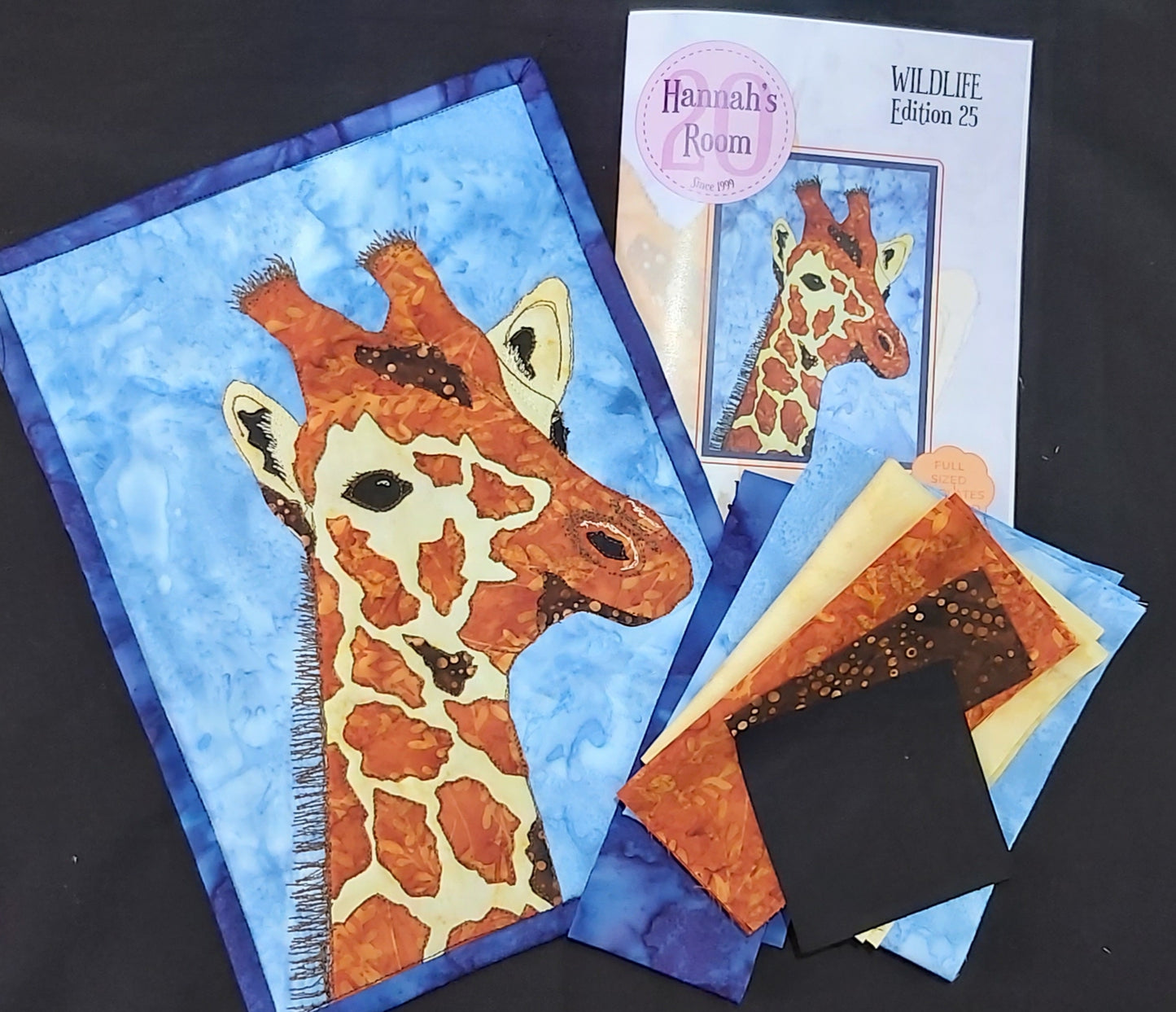 Giraffe Journal Quilt Kit or Pattern