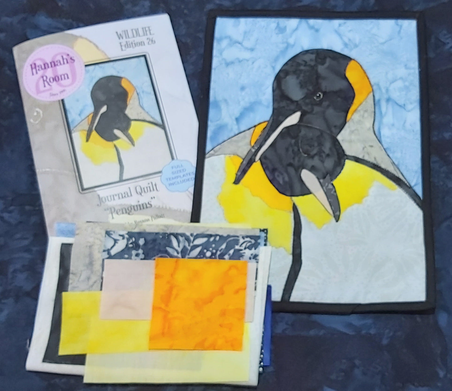 The Penguins Journal Quilt Kit or Pattern