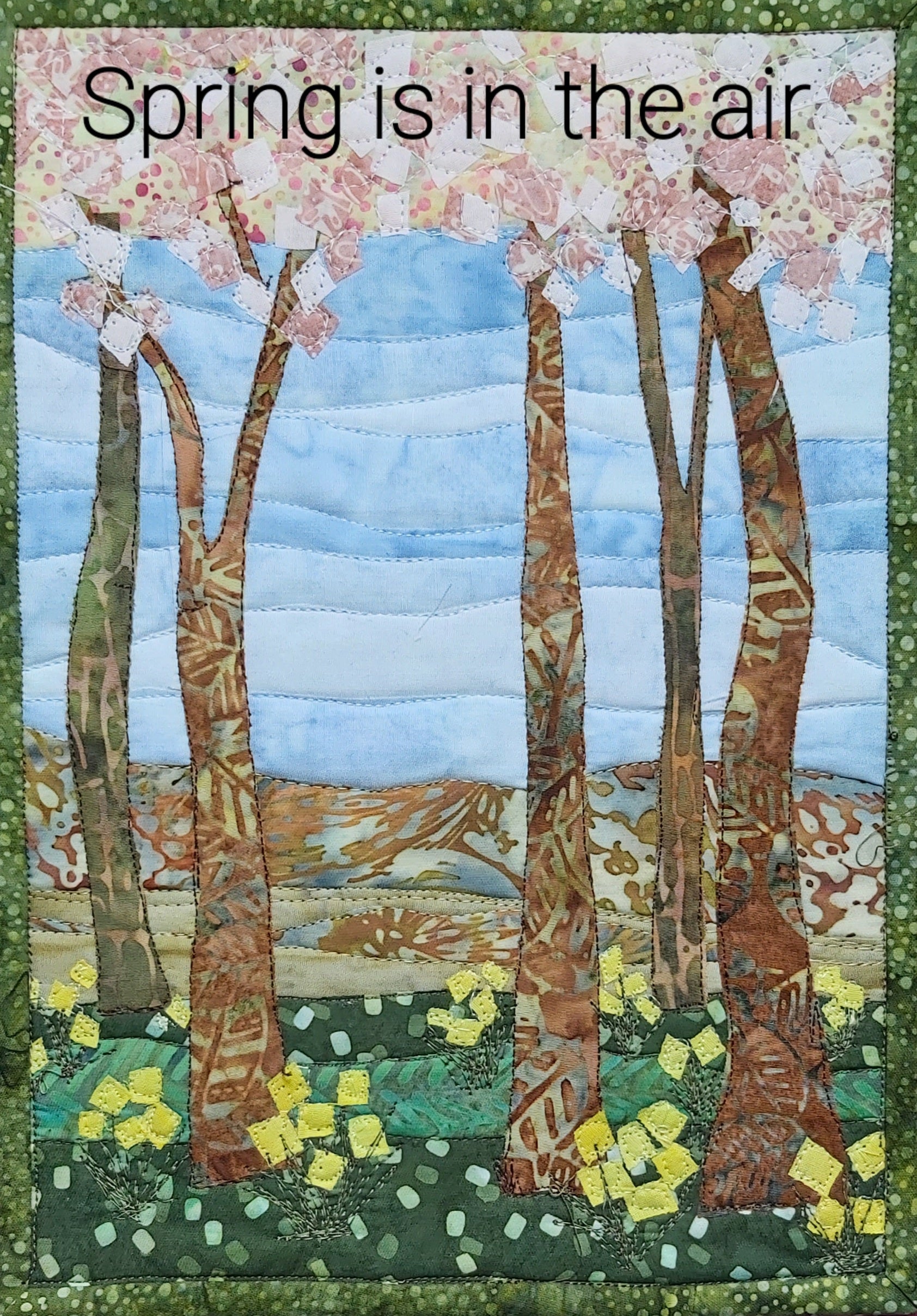 Spring Journal Quilt Spring is in the Air Journal Quilt Kit – Hannah's Room