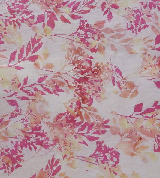 NEW Cremsicle Sprigs Hoffman Bali Batik