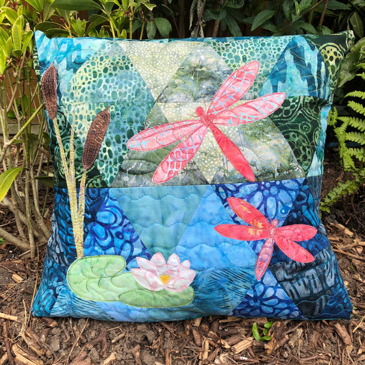 Riverside Collection Dragonfly Cushion Pattern or Kit