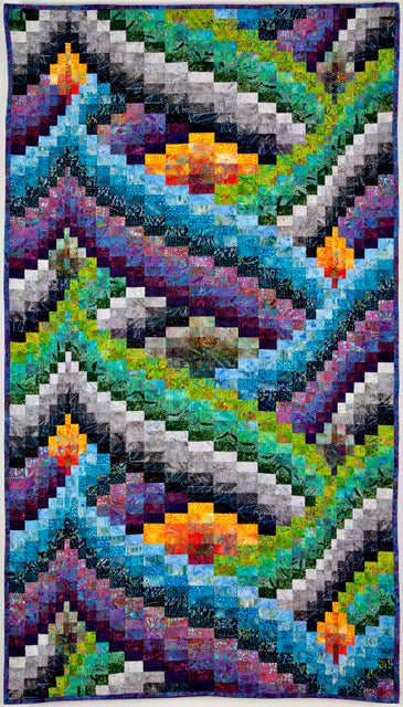 Jan Hassard’s curved Bargello Fabric Pack