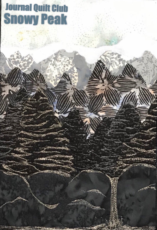 Snowy Peaks Journal Quilt Kit or Pattern
