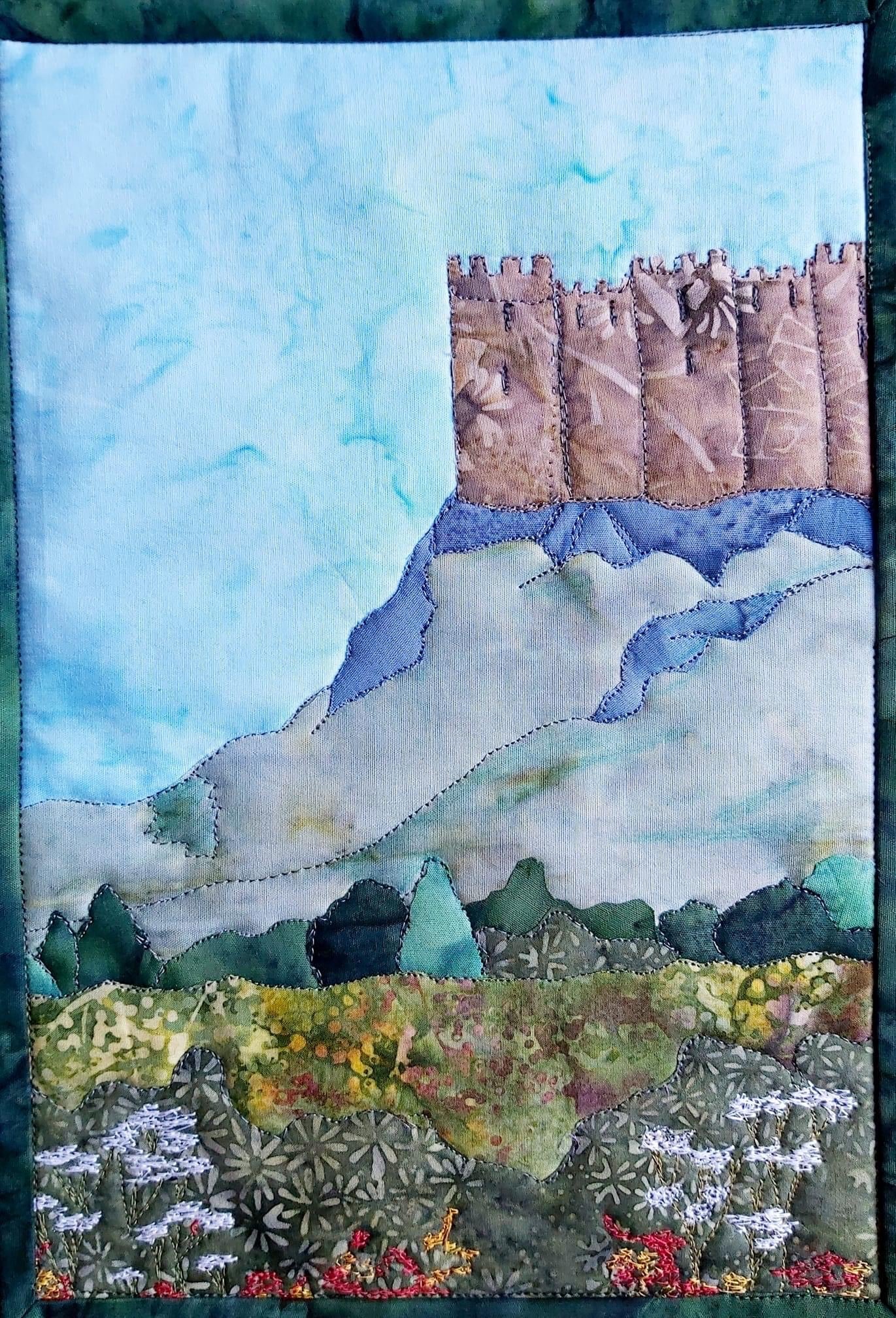 Castle On The Hill Journal Quilt Kit or Pattern