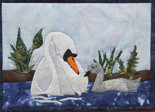 Swan Lake Journal Quilt Kit or Pattern