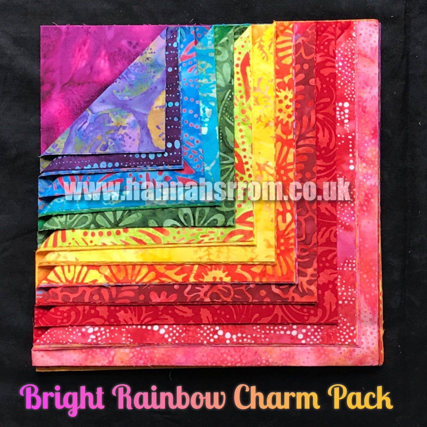 Bright Rainbow 5” Charm Pack