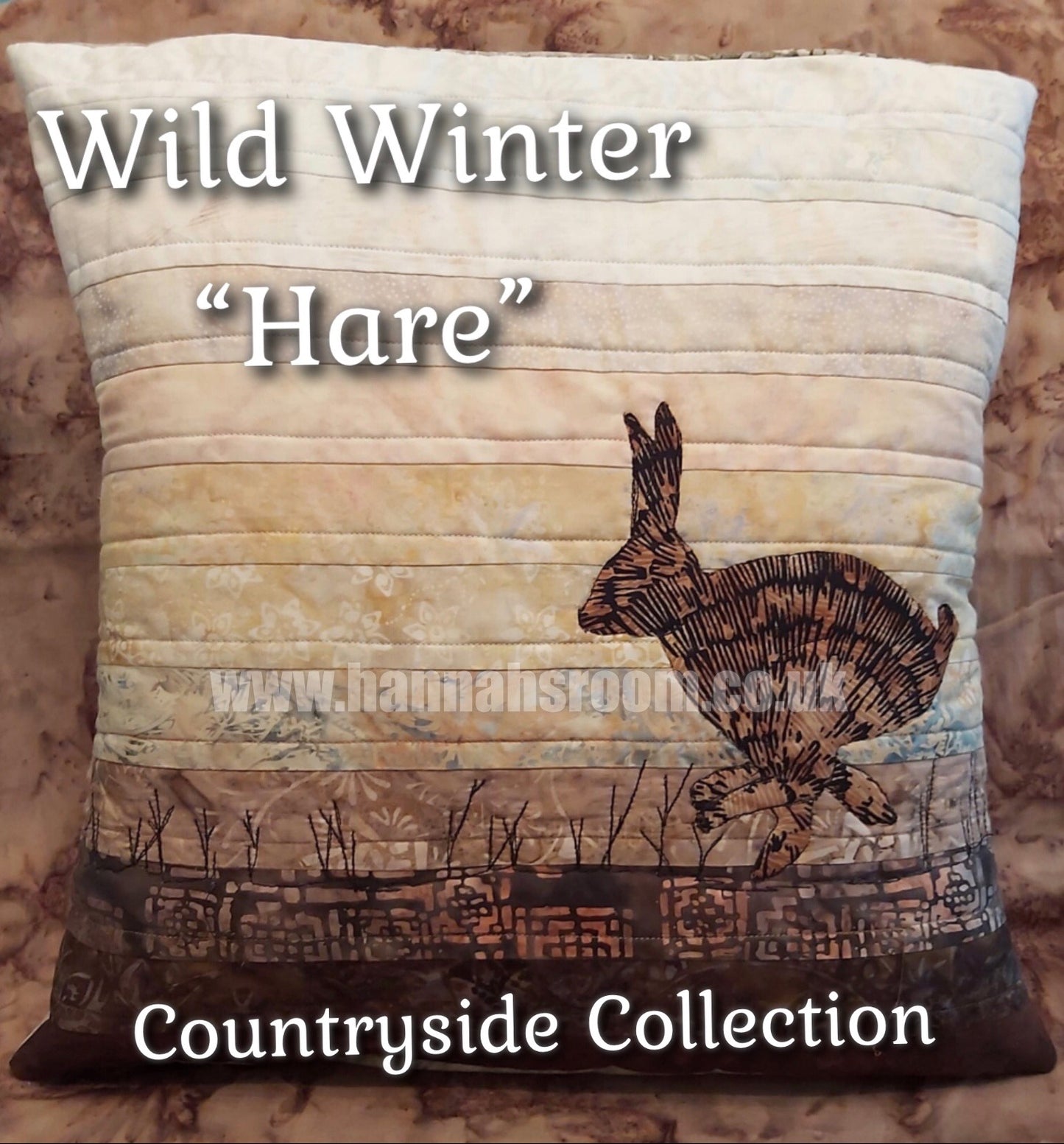 Wild Winter “Hare” Cushion Kit or Pattern